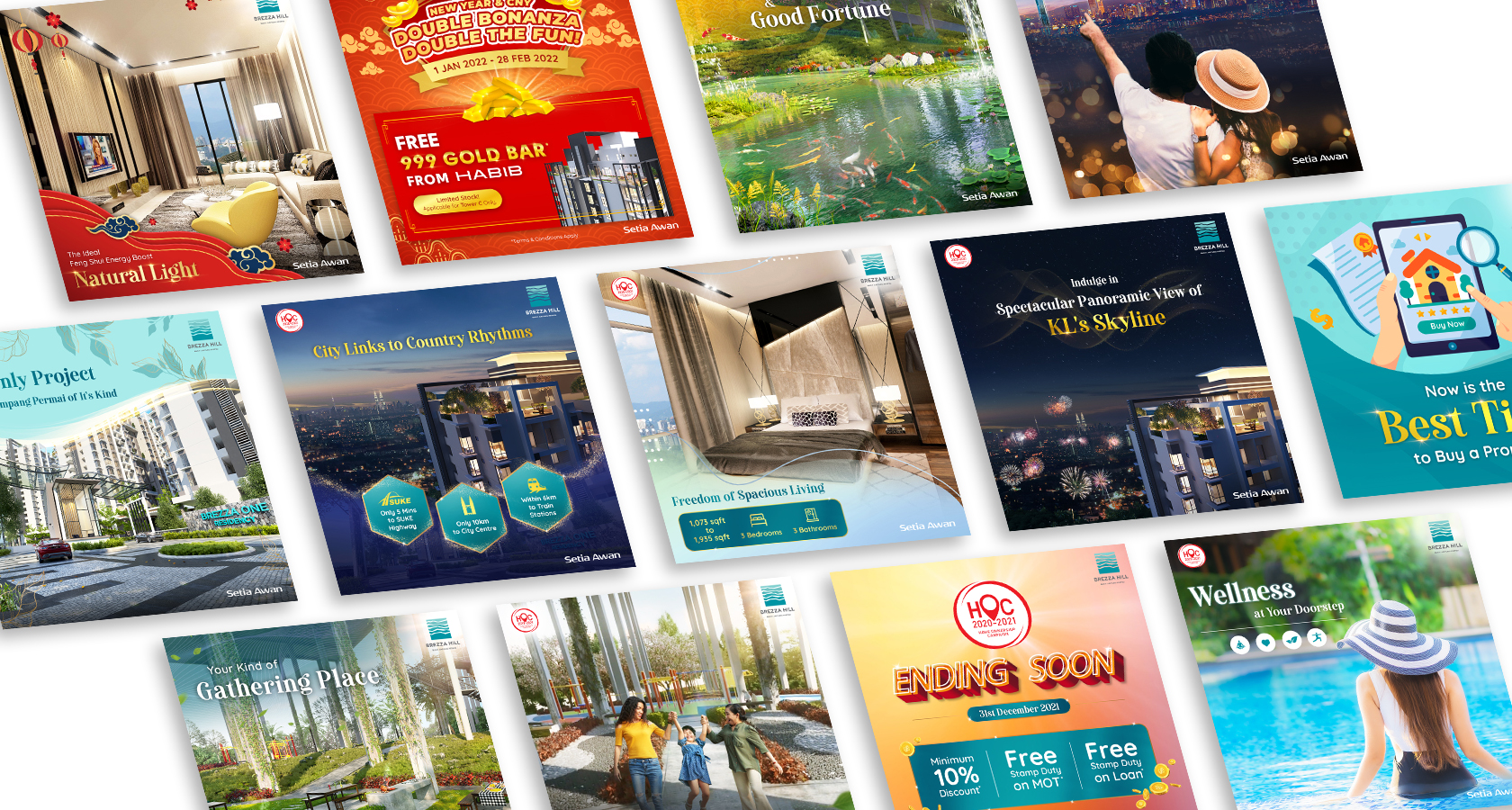 Brezza Hill Property Social Media Marketing Campaign