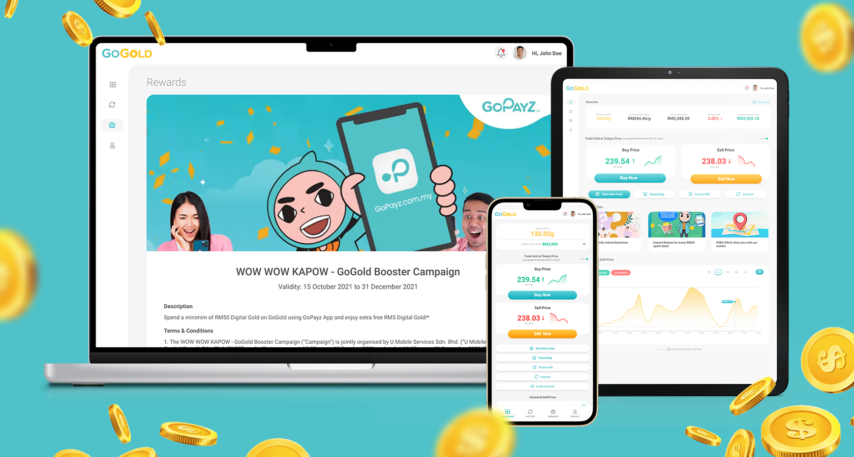 GoGold Website Design Malaysia