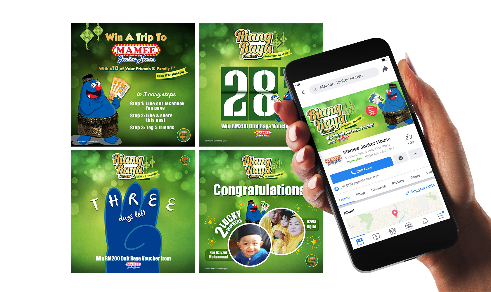 Mamee Jonker House Social Media Raya Contest